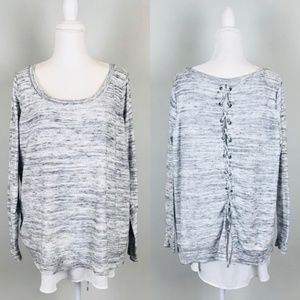 Torrid gray long sleeve sweater 2XL plus size